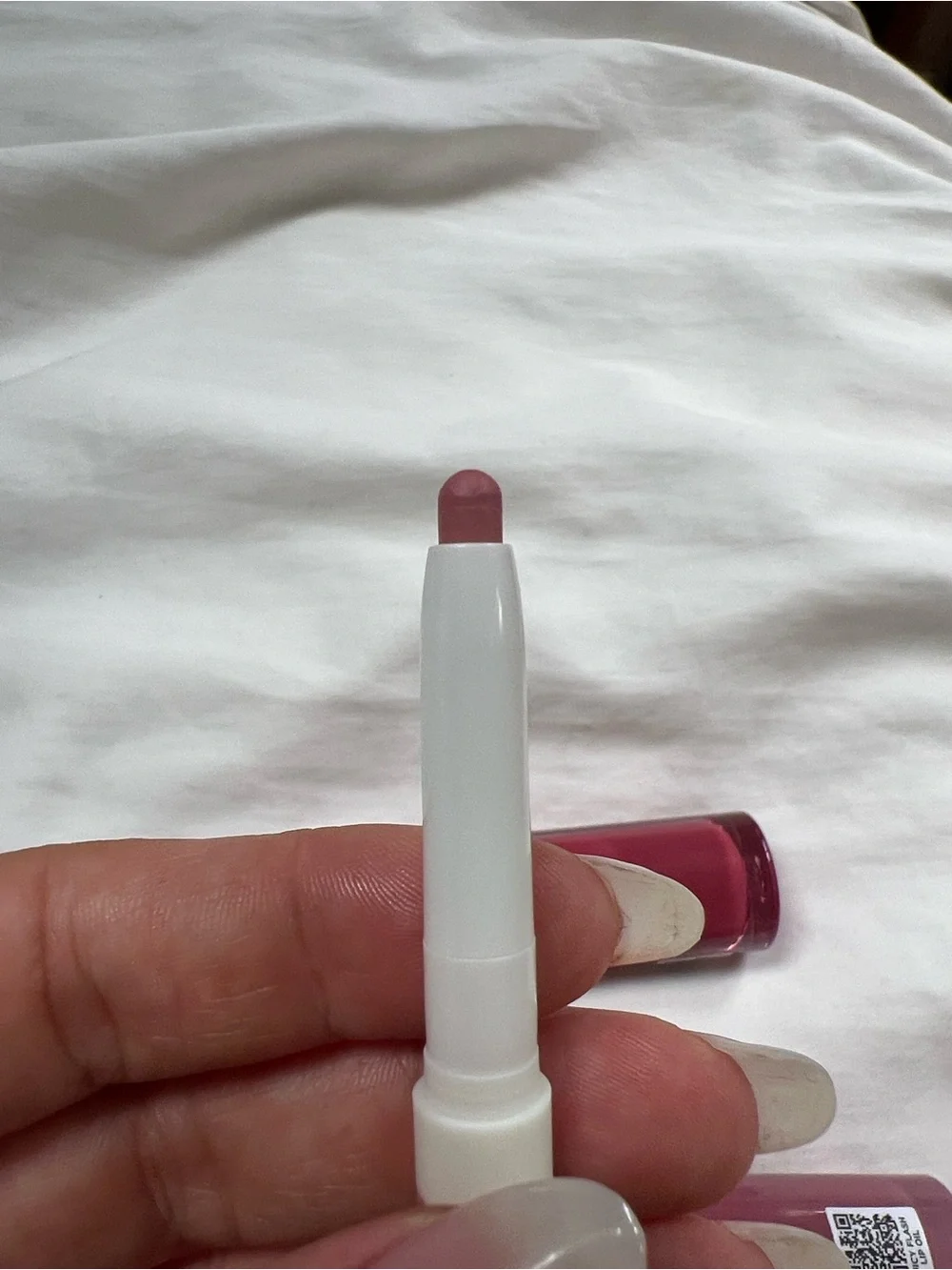 rom&nd Lip Mate Pencil #04 Fig Breeze | Creamy Lip Liner with Blending Brush | N